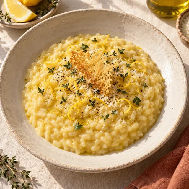 Risotto al limone