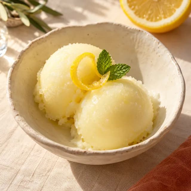 Sorbetto al limone